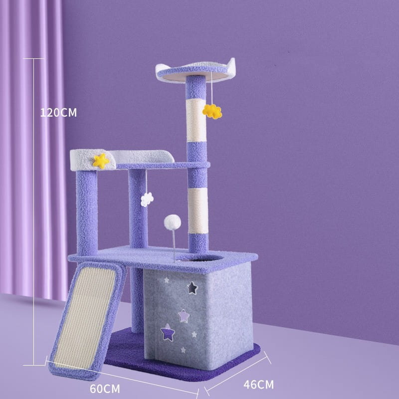 CosmicClimb: Large Cat Scratch Tower Collections