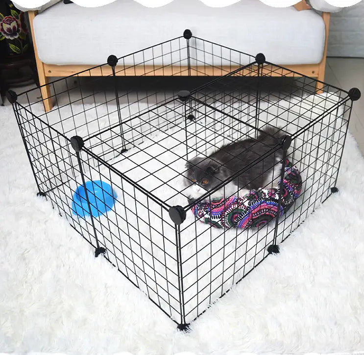 SafeHaven Metal Pet Fence for Cats and Puppies