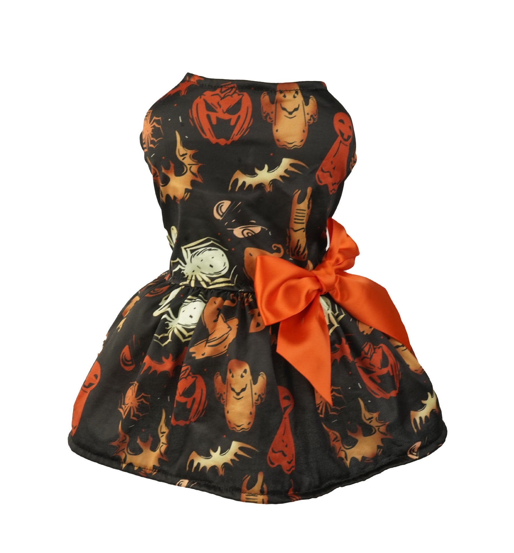 Pet Dress Pumpkin Print Costume