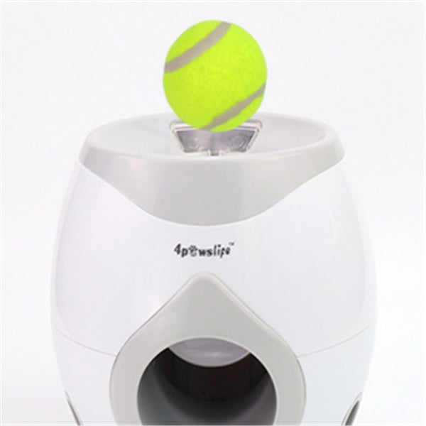 Dual Dog Tennis Cannon with Food Reward Dispenser