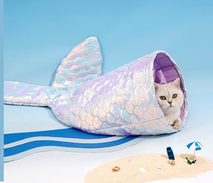 Mermaid Pet Nest Hideout Bed