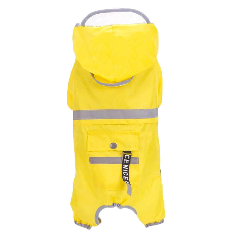 Four-Legged Waterproof Pet Raincoat