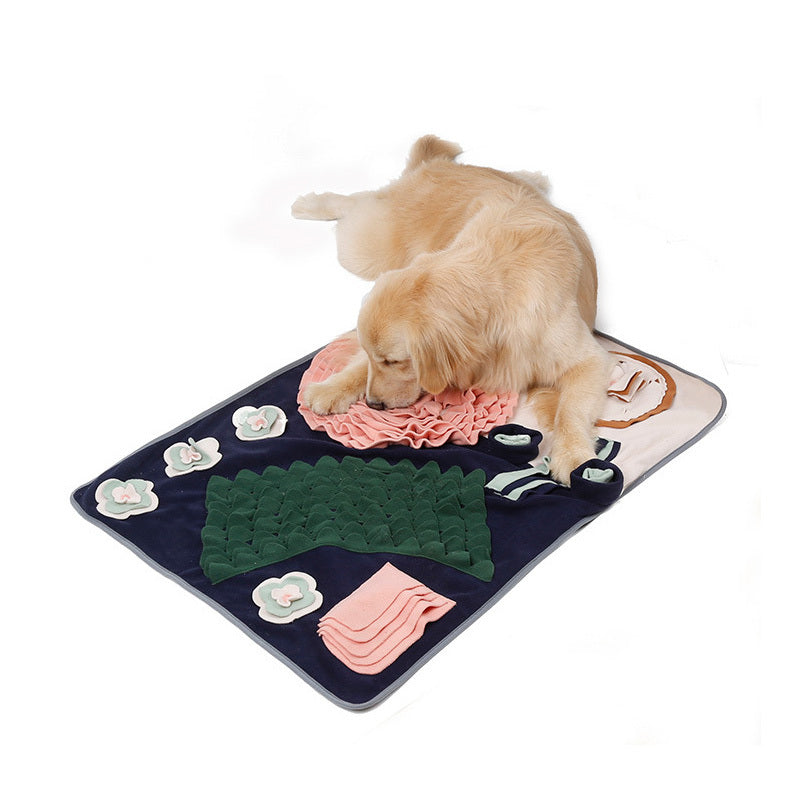 Western-Style Food Pet Sniffing Mat