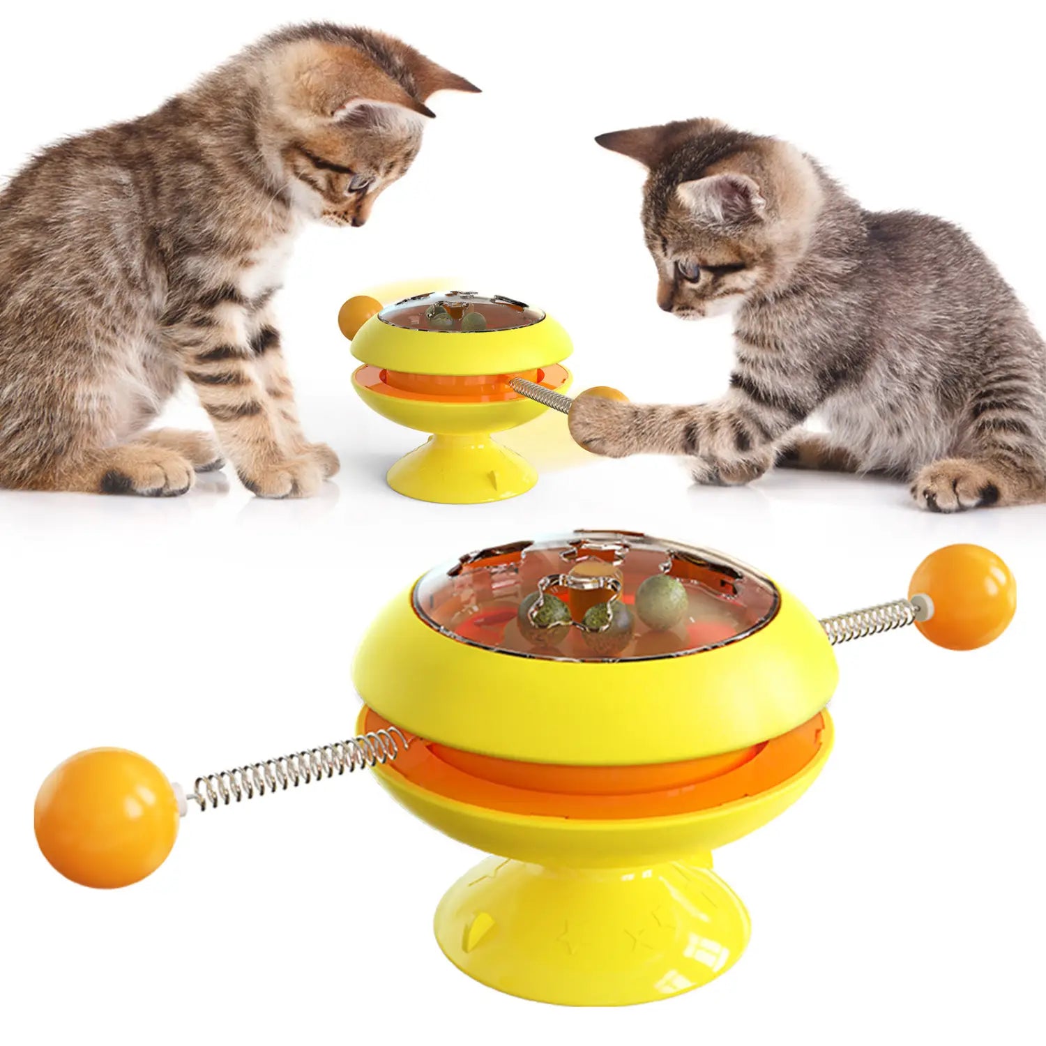 TwirlWhiskers: Rotatable Interactive Cat Toy with Catnip