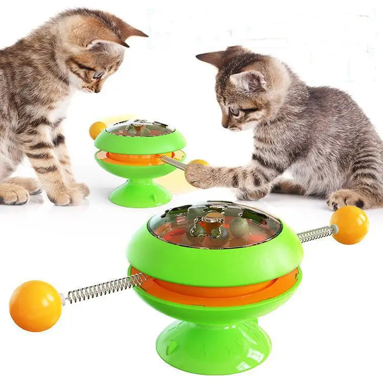 TwirlWhiskers: Rotatable Interactive Cat Toy with Catnip