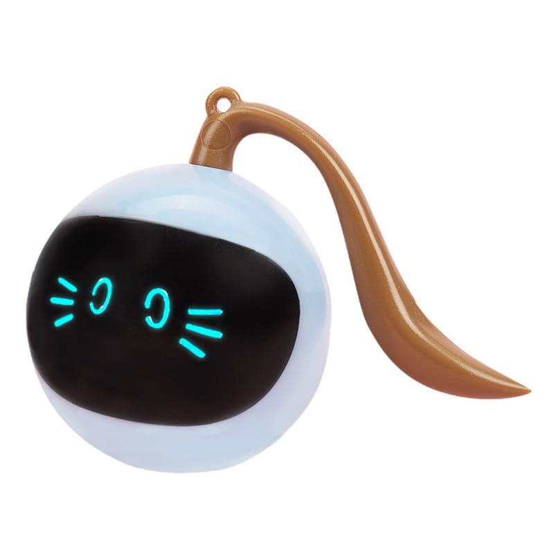 Pet Interactive Colorful LED Rotating Ball