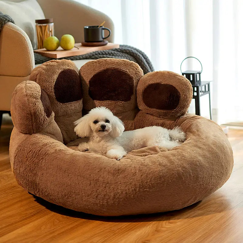 Big Bear Paw Shape Pet Bed