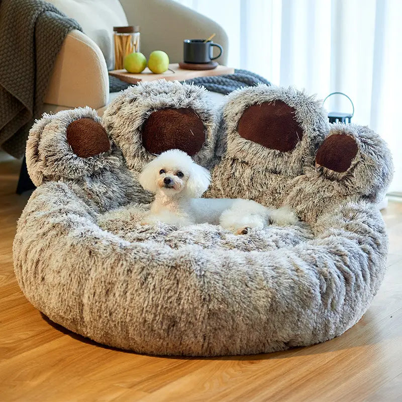 Big Bear Paw Shape Pet Bed