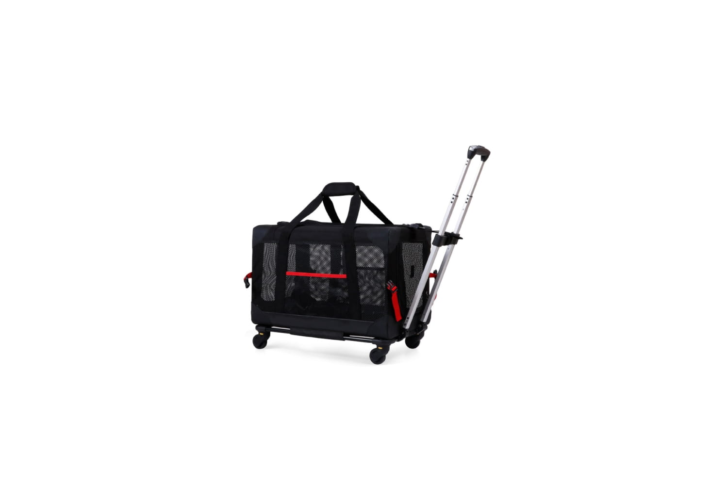 PawPal Pet Trolley Bag Carry Case with Car Mount