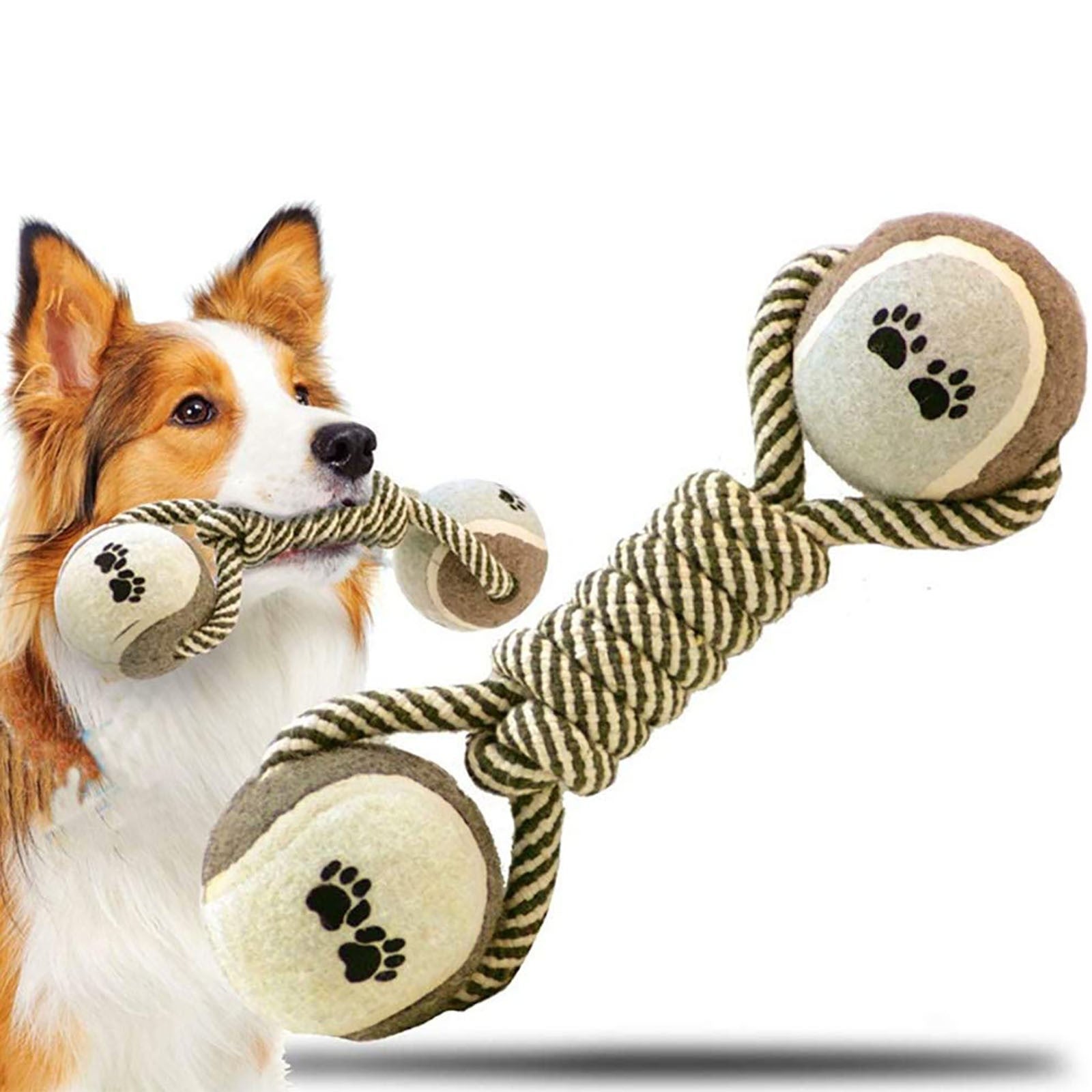 Interactive Cotton Rope Dog Toy Set - Chew, Toys for Small to Large Dogs