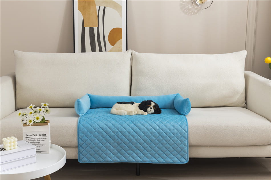 Plush With Pillow Pet Sofa Cushion Bed