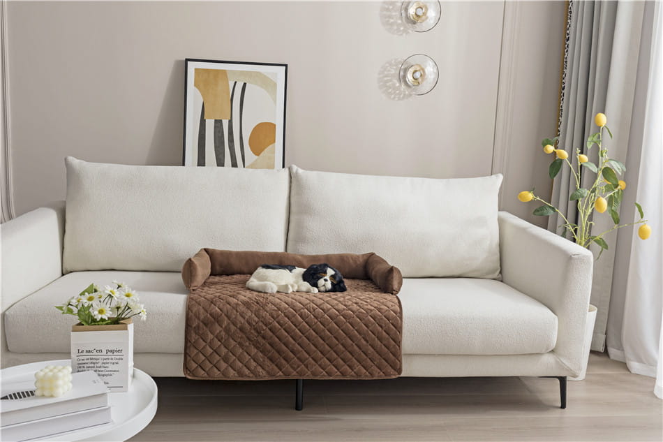 Plush With Pillow Pet Sofa Cushion Bed