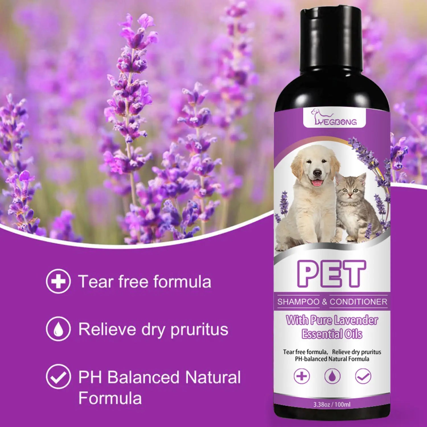 Pet Shampoo for Itch-Free & Silky Coats