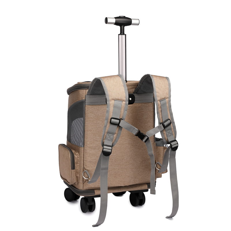 Space Capsule: Portable Folding Universal Wheel Trolley Pet Bag