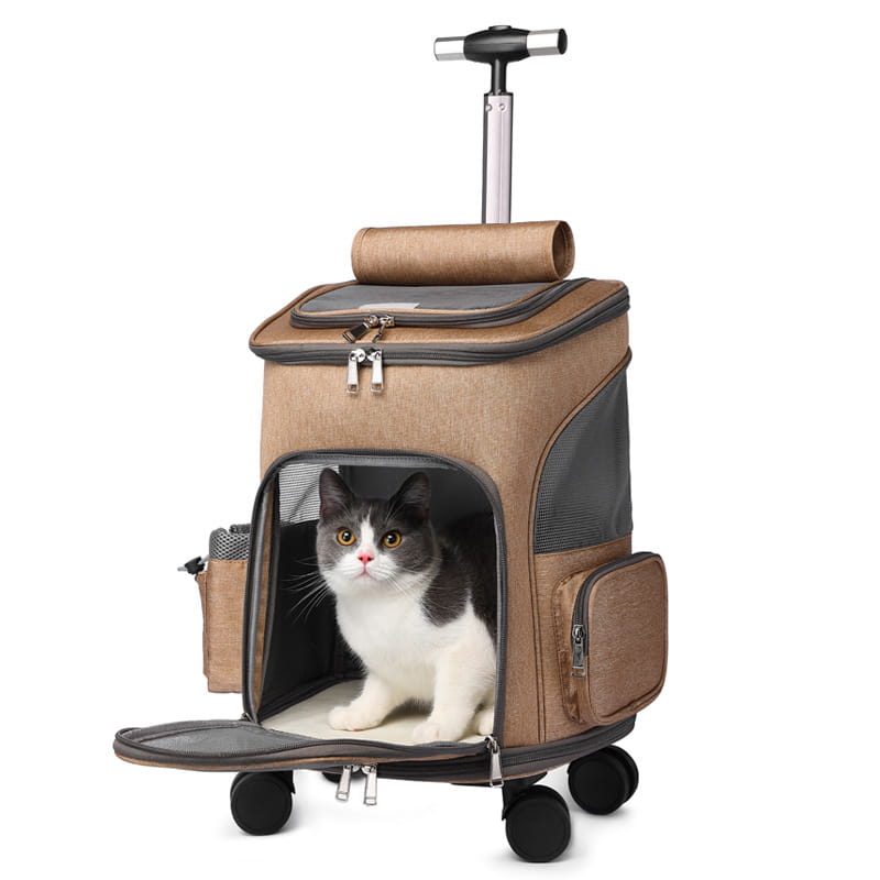 Space Capsule: Portable Folding Universal Wheel Trolley Pet Bag