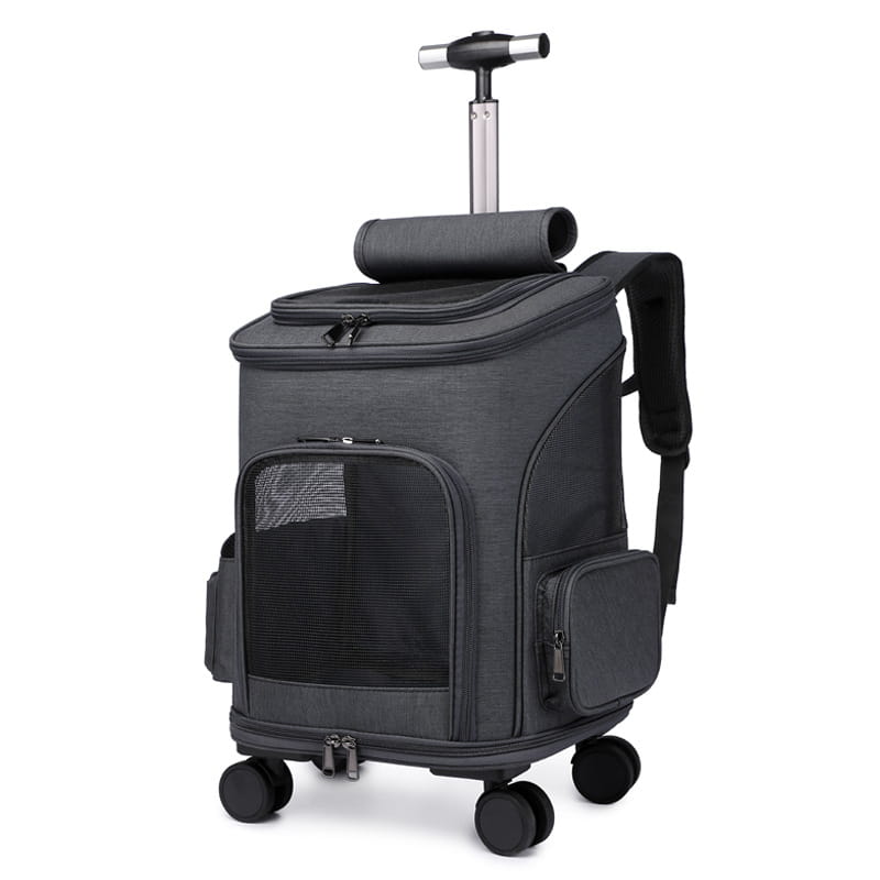 Space Capsule: Portable Folding Universal Wheel Trolley Pet Bag