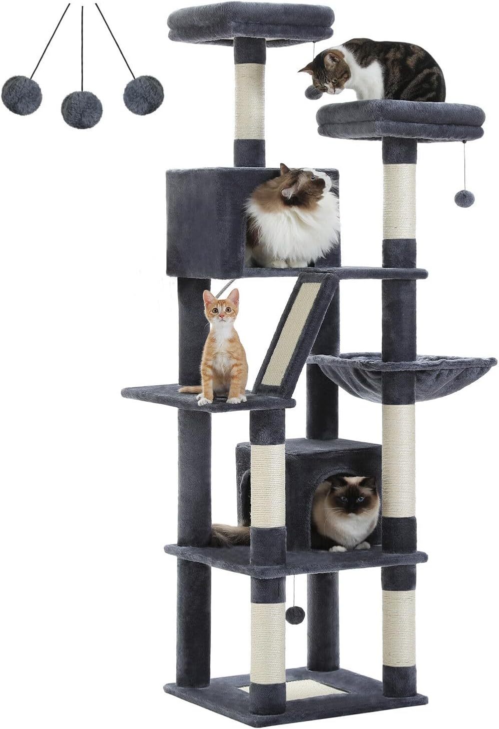 180cm Large Cat Tree For Indoor Cats,