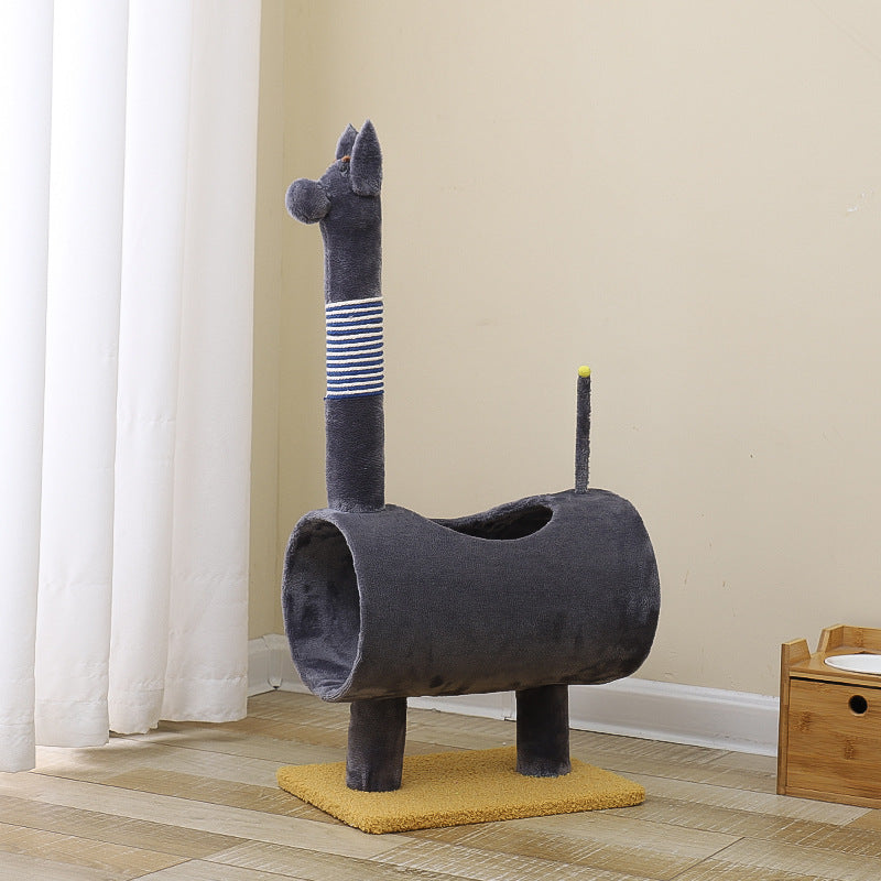 Cat Climbing Frame Scratch Pole Lama Shape