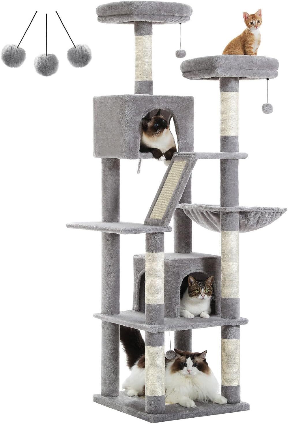 180cm Large Cat Tree For Indoor Cats,