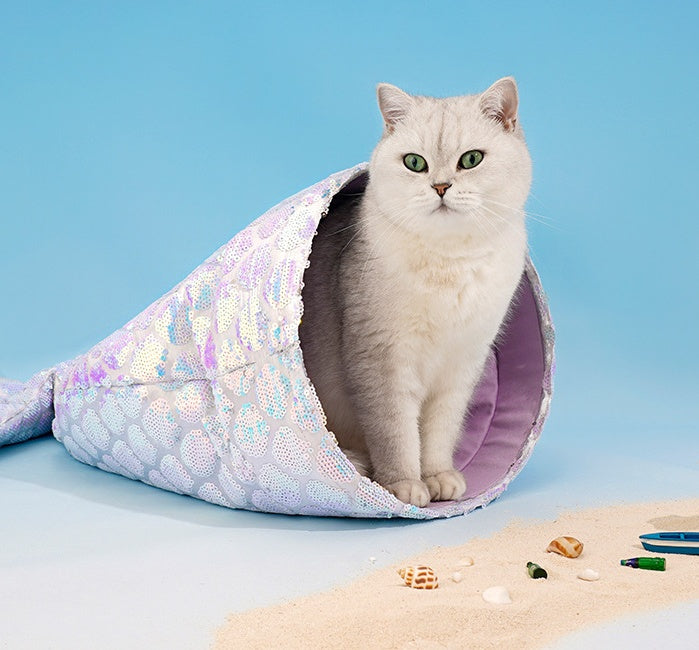 Mermaid Pet Nest Hideout Bed