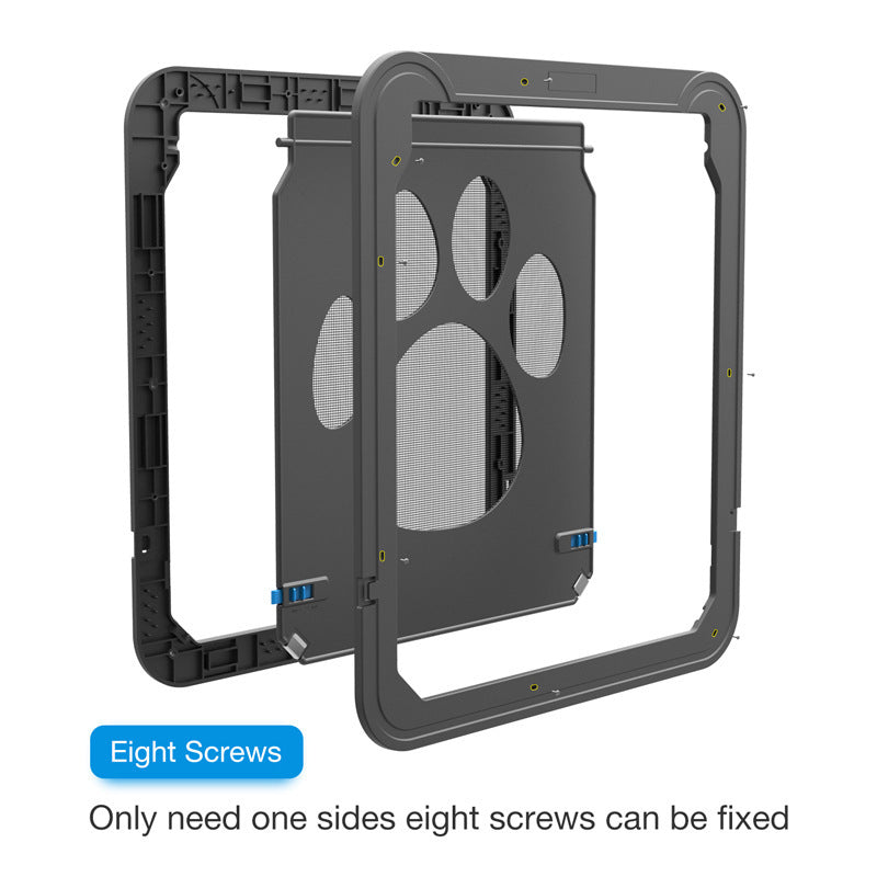 Paw Print Anti-Bite Screen Door