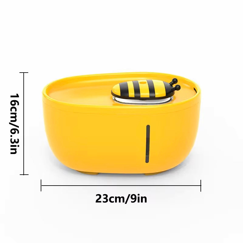 Bee Pet Water Fountain with Auto Filter