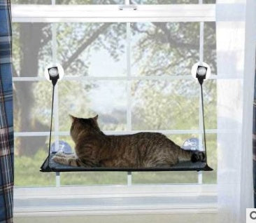 Removable & Washable Cat Hammock Bed with Super Suction Cup - Perfect for Window Sill Lounging