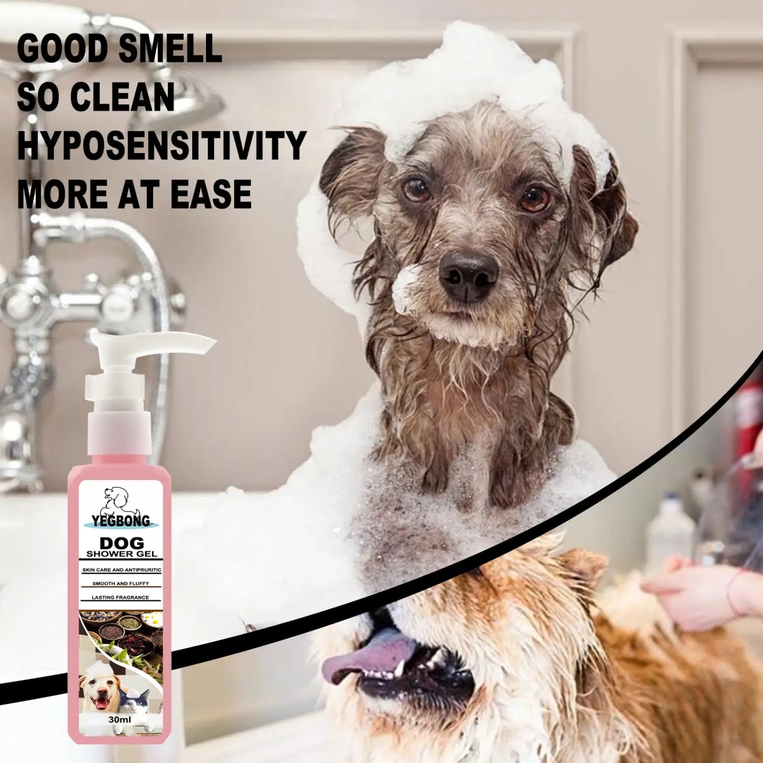 Dog Shampoo Shower Gel Deodorant