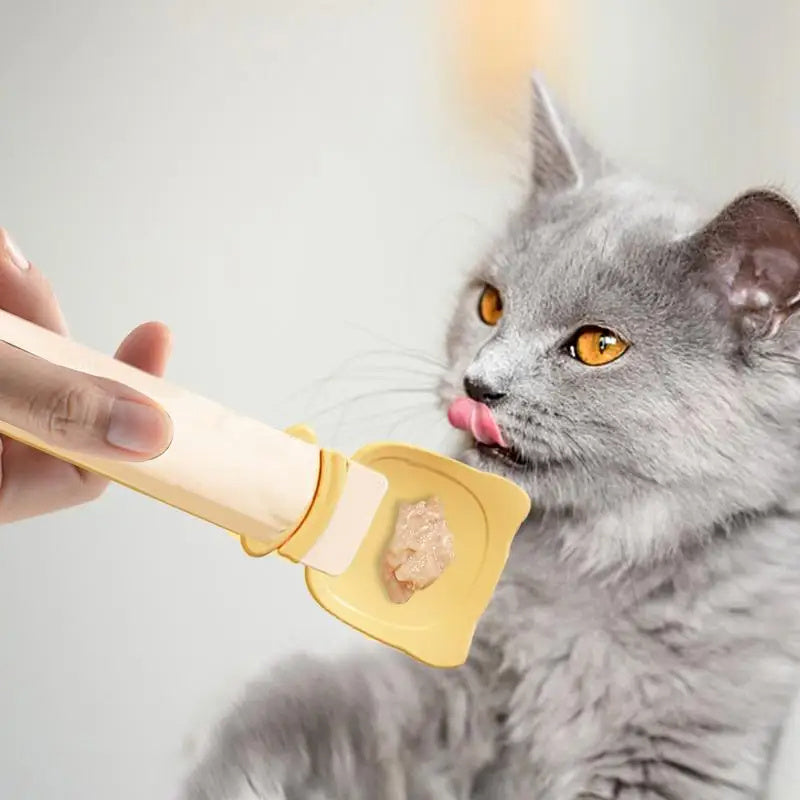 Cat Wet Food Squeeze Spoon