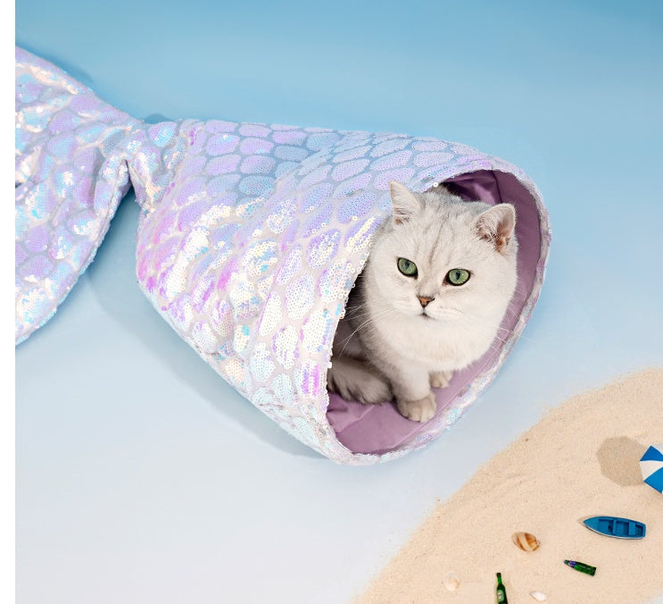 Mermaid Pet Nest Hideout Bed