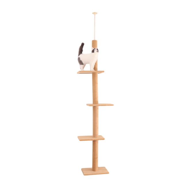 SkyHigh Luxe: Multi-Layer Cat Climbing Tower