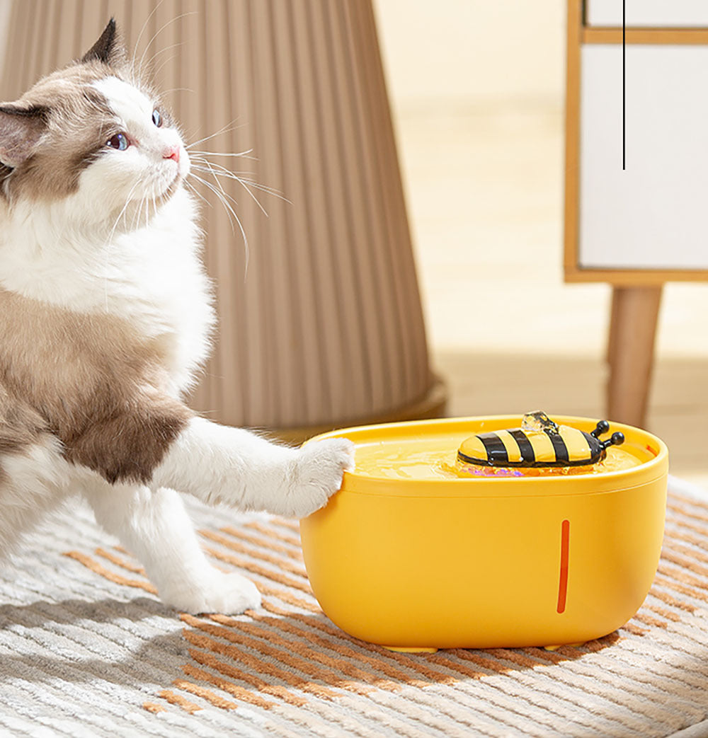 Bee Pet Water Fountain with Auto Filter