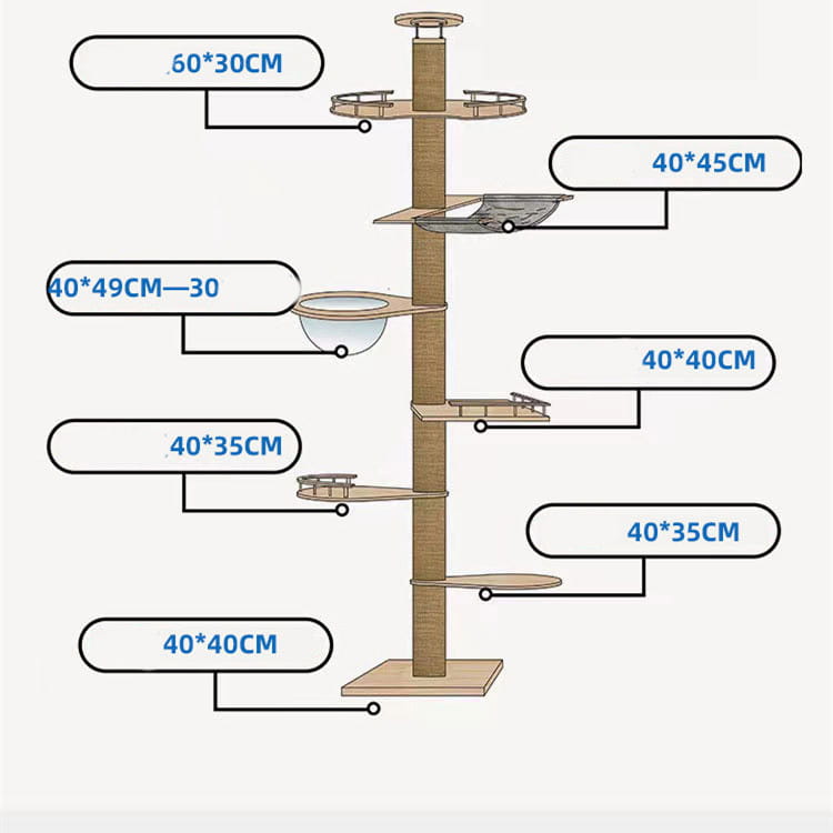 SkyClimb: Column Cat Climbing Frame & Toy