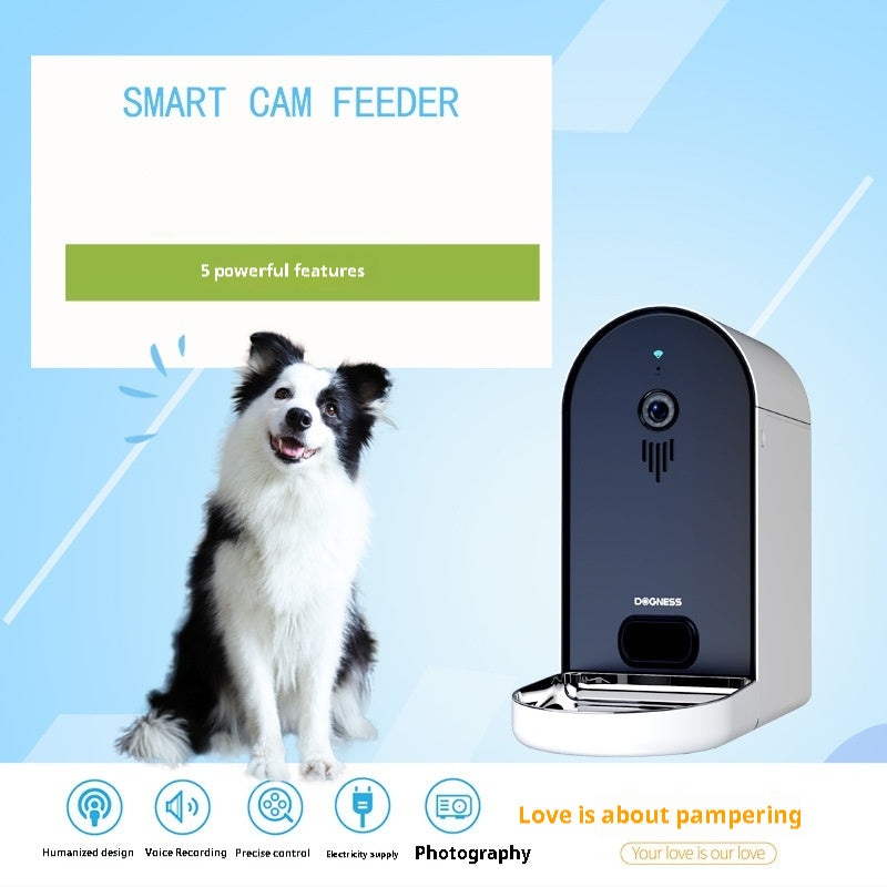 Smart Automatic Feeder With Camera and Speaker