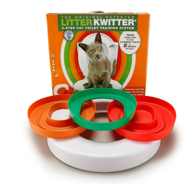 Cat Toilet Training kit Professional Training for Cats To Use Human Toilet