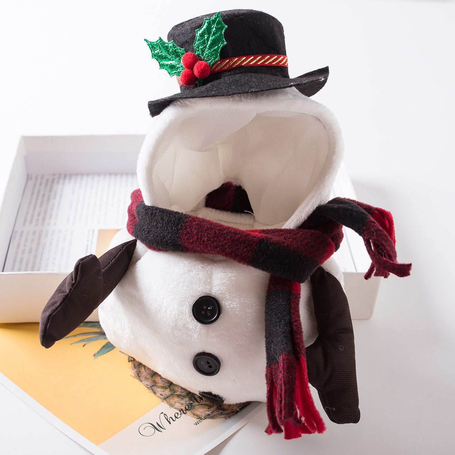 Snowman Pet Costume