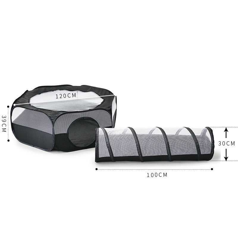 Foldable and Removable Multifunctional Pet Tunnel