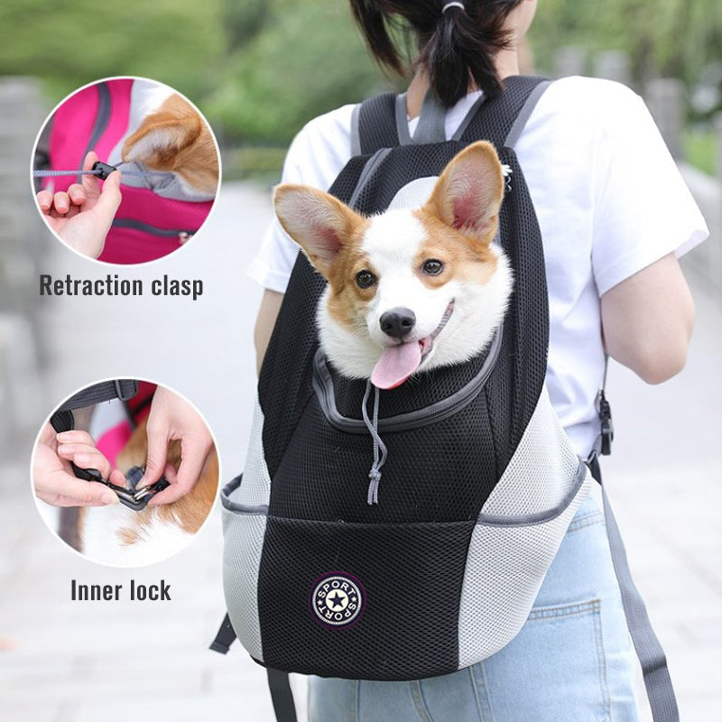 Adventure Ready: Portable Pet Dog Carrier Backpack