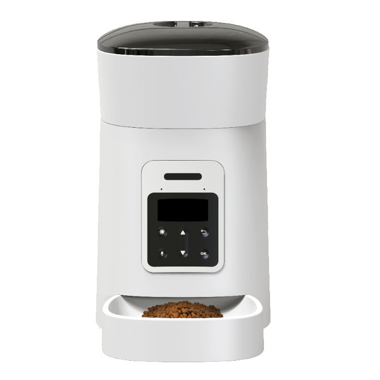 Automatic Pet Feeder - White - Pet Feeder