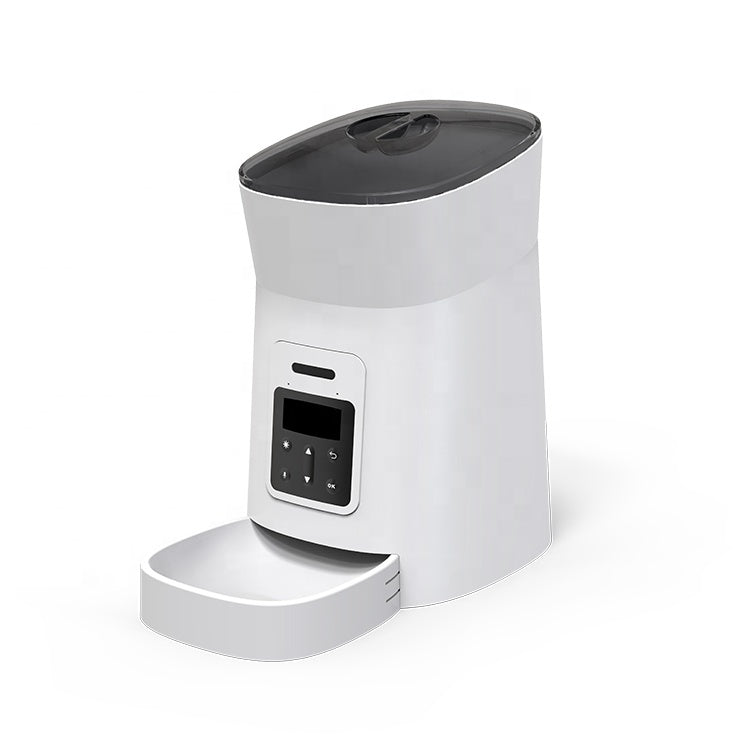 Automatic Pet Feeder - White - Pet Feeder