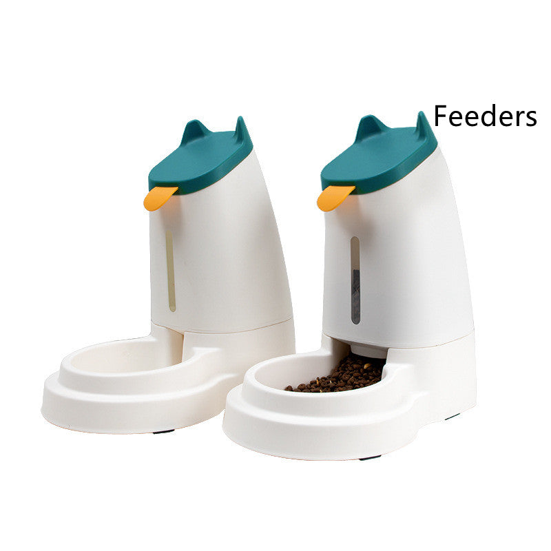 AutoServe: Large Capacity Pet Feeder/Waterer - Blue / Feeder