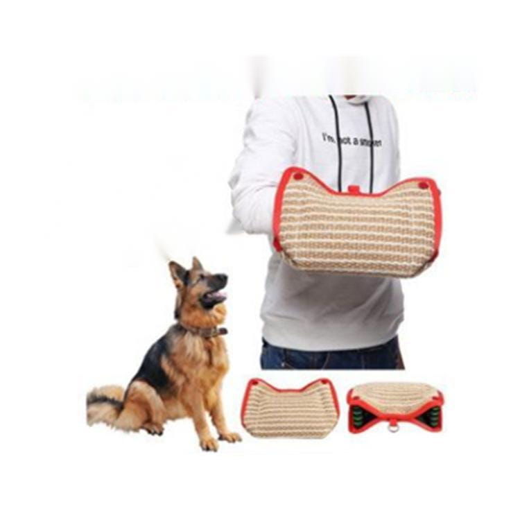 Hemp Mastery: Dog Training Bite Pillow with Handguard