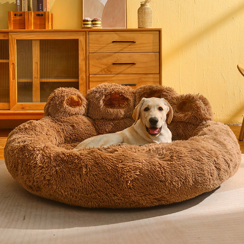 Big Bear Paw Shape Pet Bed