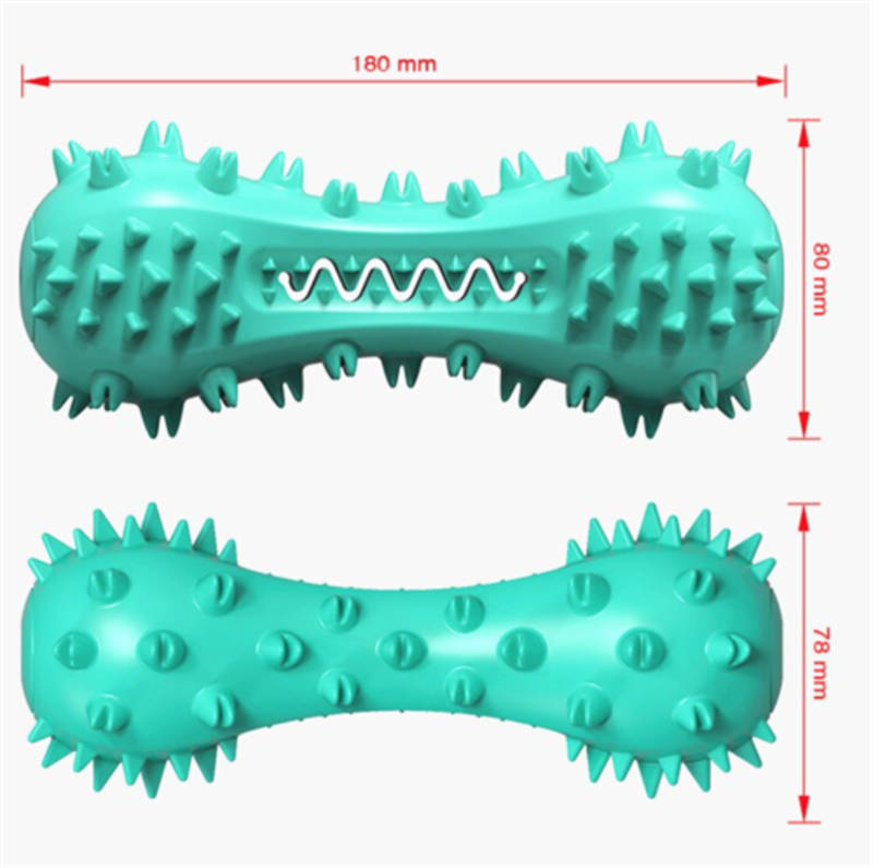 BiteClean: Rubber Molar Stick for Dog Dental Health - Blue