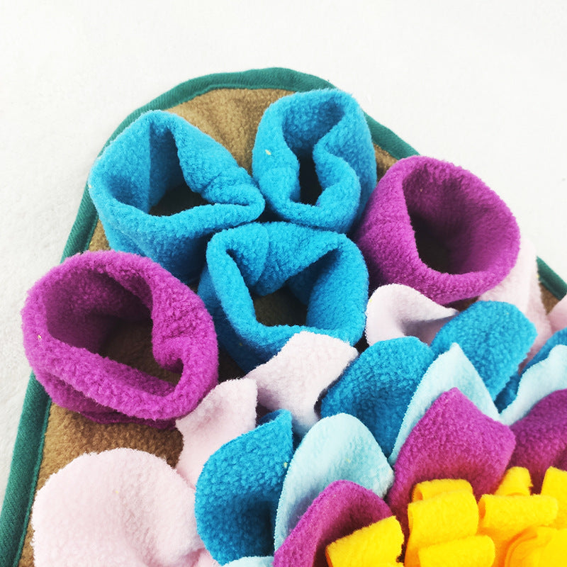 BloomSniff: Sunflower Snuffle Mat for Dogs