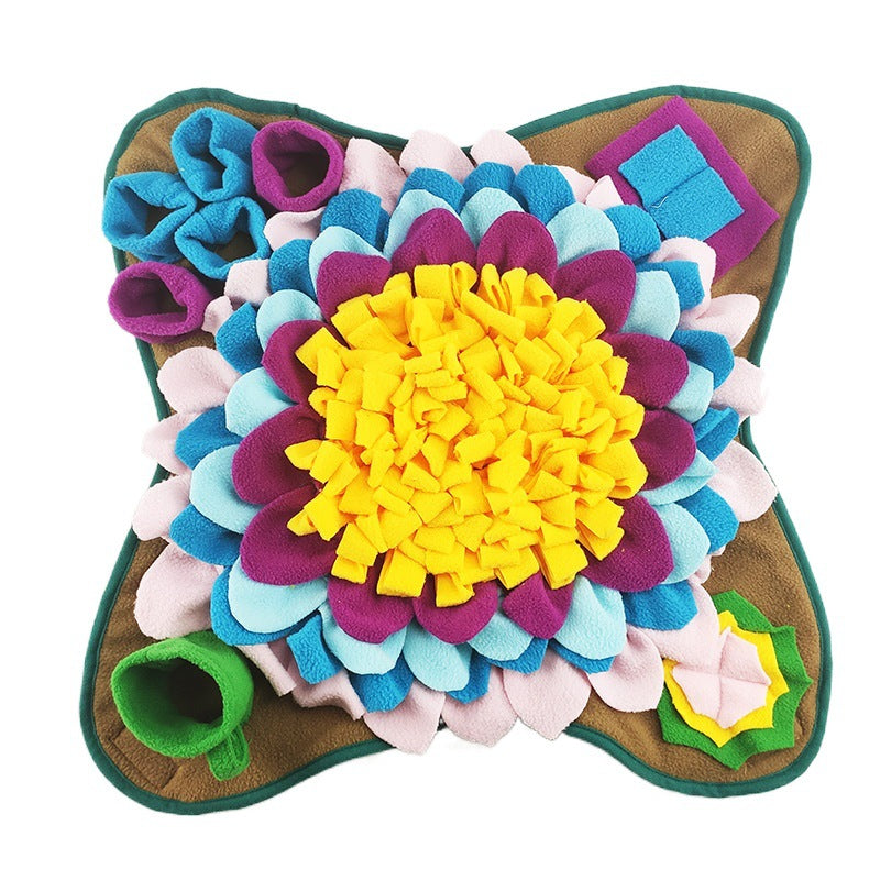 BloomSniff: Sunflower Snuffle Mat for Dogs