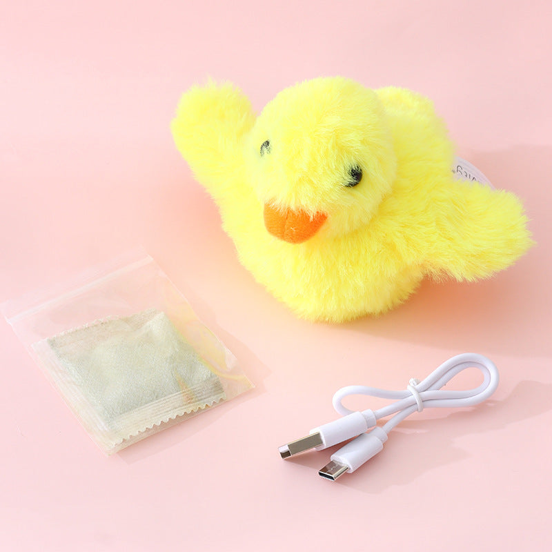 Bouncy Buddy: Flapping Duck Cat Toy - USB