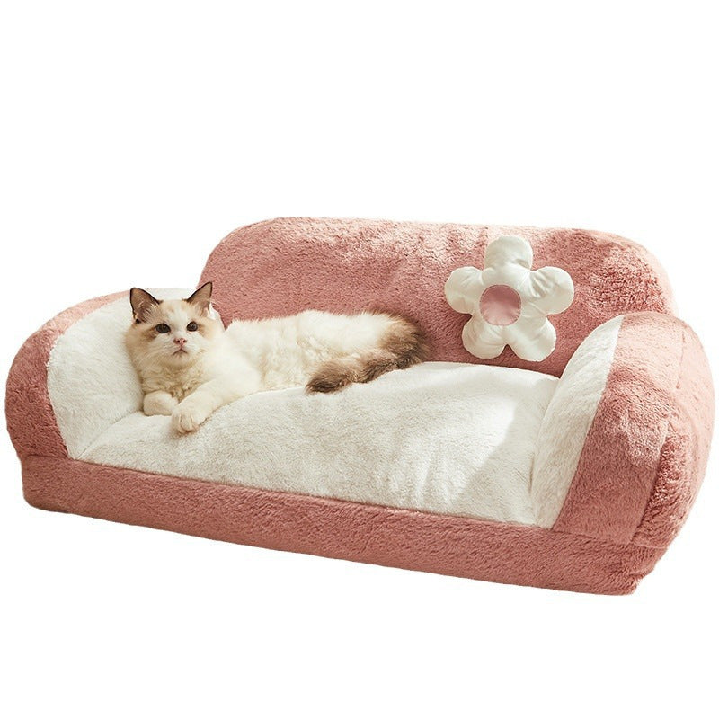 Winter Warm Removable Pet Sofa Bed