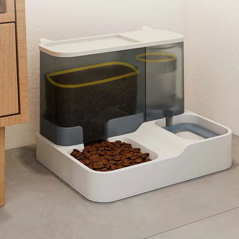 HydraDine: Automatic Feeder & Water Dispenser Combo