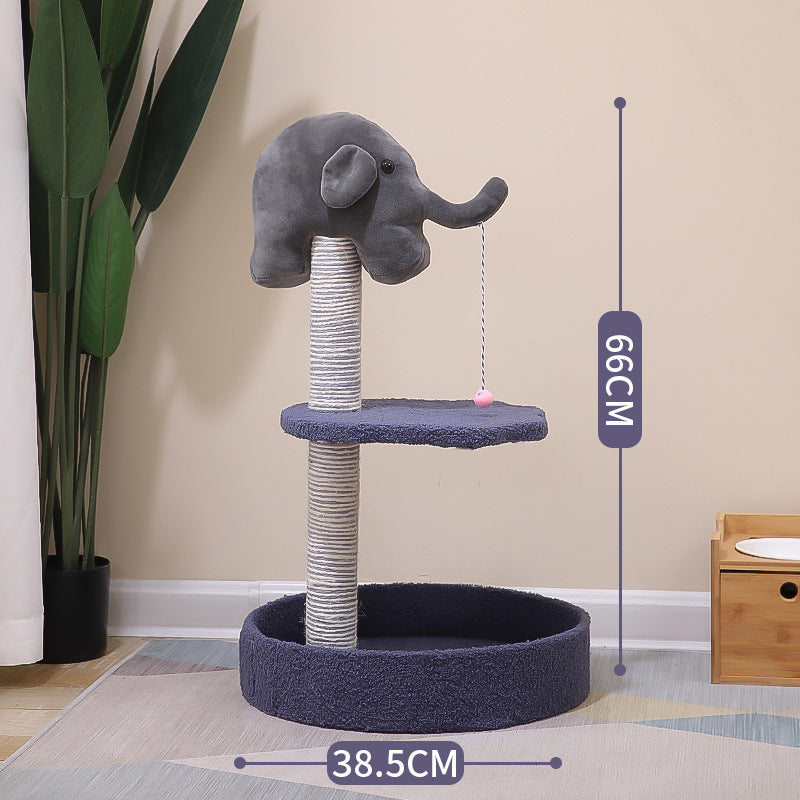 Cat Climbing Frame Scratch Pole Lama Shape